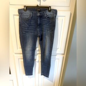 Express Jeans, Size 10, ankle/cropped
